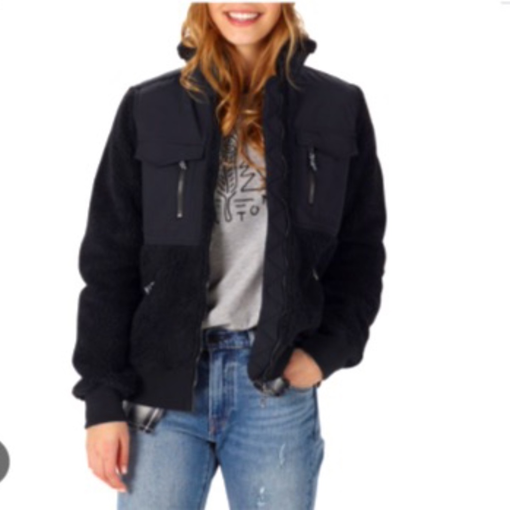 Burton Black Fleece Jacket